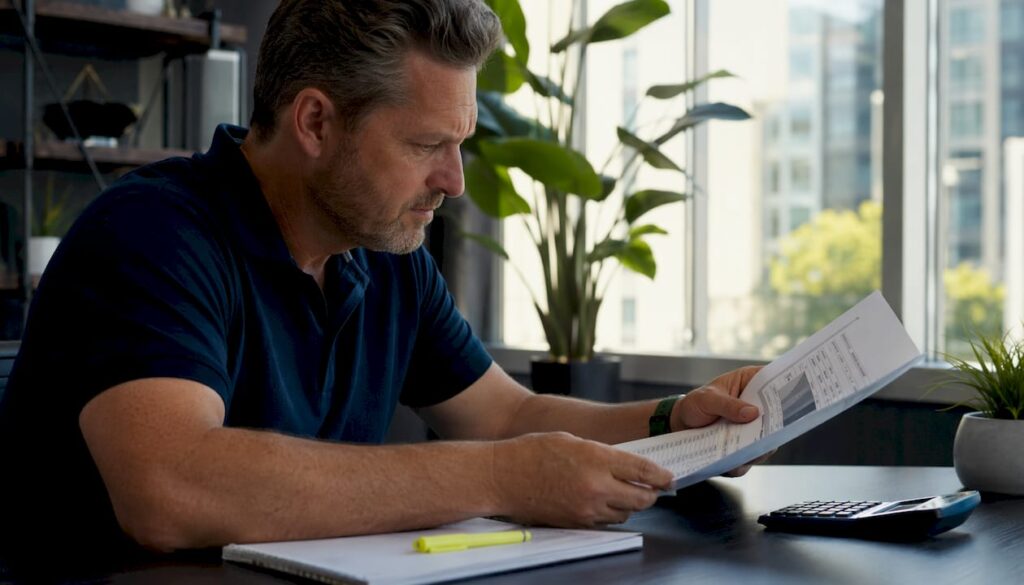 Property owner reviewing window lifecycle costs