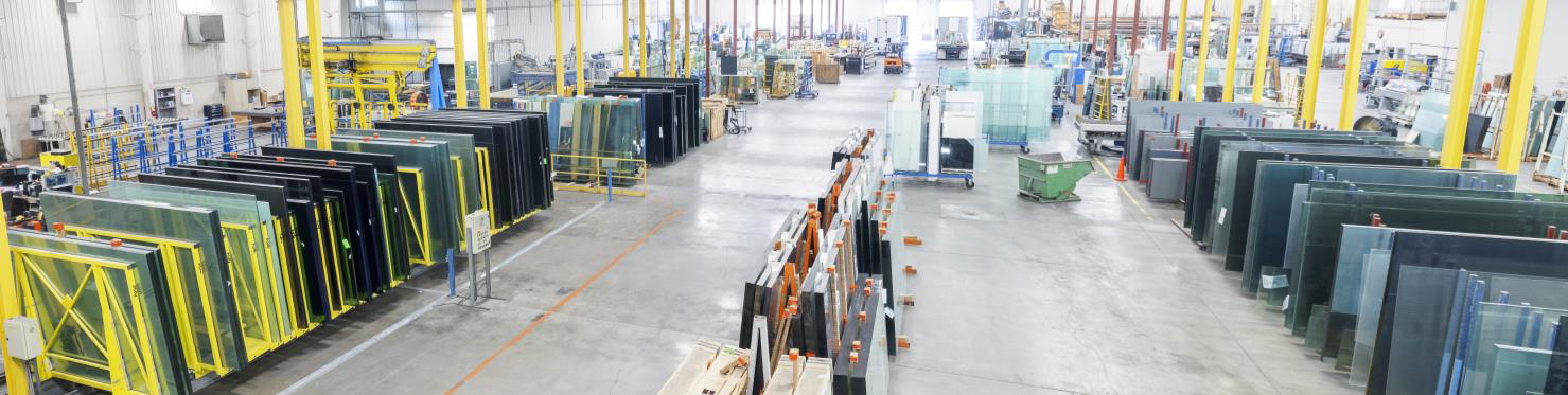 Fire-rated glass fabrication facility